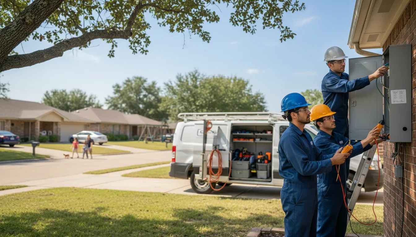 Certified electrician providing emergency electrical services in Burdine, KY